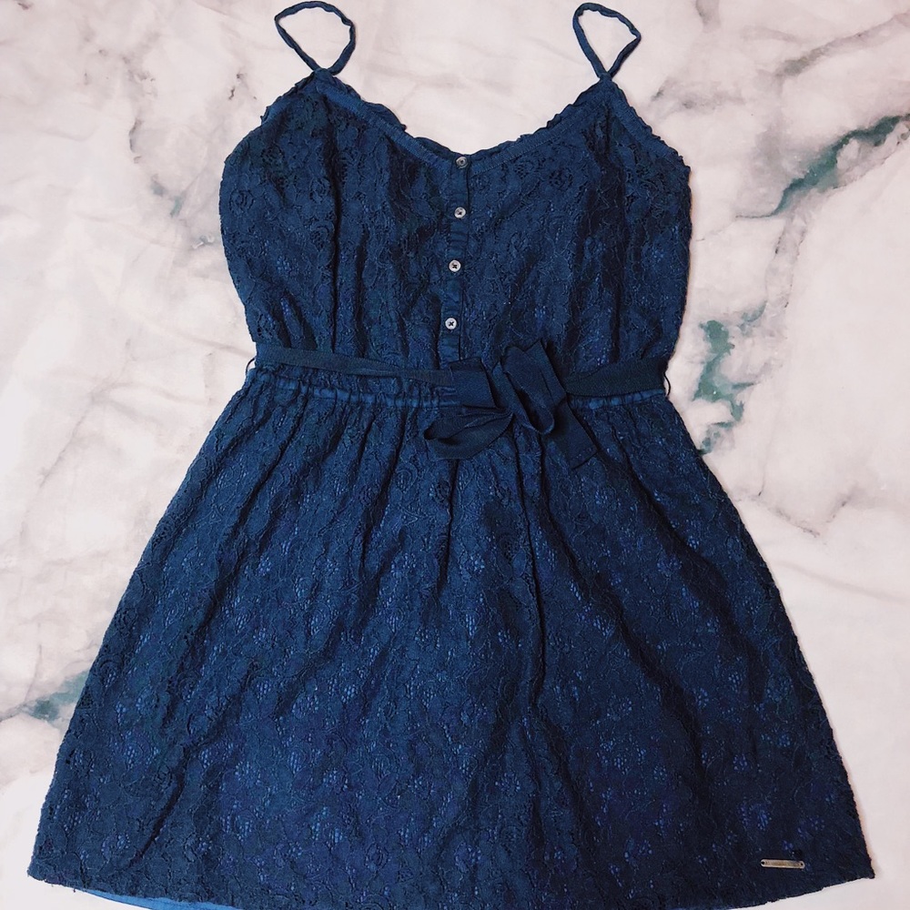 AE Navy Blue Lace Sundress